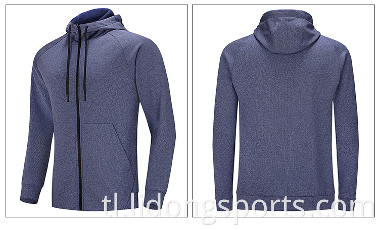 Panlabas na magandang disenyo ng disenyo na naka -istilong/huling disenyo ng may sapat na gulang na unisex plain hoodie hooded jacket men's zip up hoodie